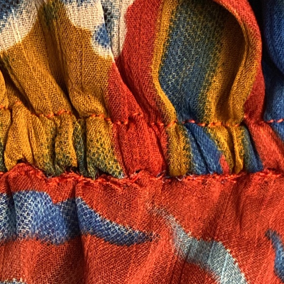 NWT flawed Walter Baker Devina Dress, Size XL Color Rio Palm - Picture 11 of 13